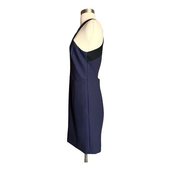 ELIZABETH AND JAMES Elliot Dress Navy Blue Dress Mini Sleeveless Cutout Back 10 - Picture 6 of 14